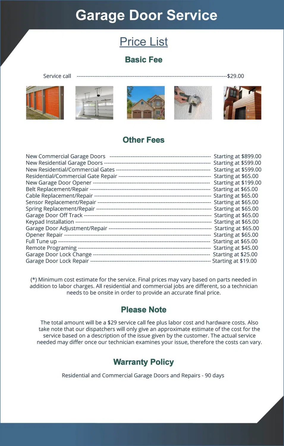 Golden Garage Door Service Boynton Beach, FL 561-325-9981